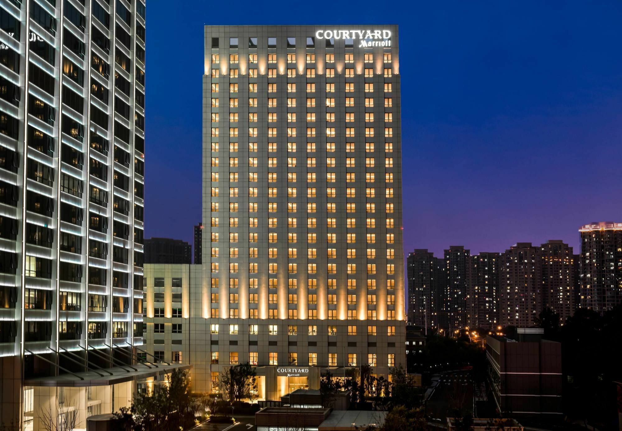 Hotel Courtyard By Marriott Tianjin Hongqiao Exterior foto